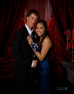 Prom picture by Addison Photography in Twin Falls.